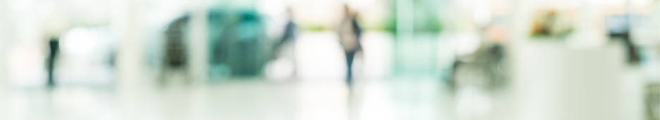 Blurry shot of office lobby